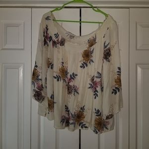 Floral Off Shoulder Top